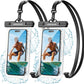 UNBREAKcable Waterproof Phone Pouch-2 Pack IPX8 Waterproof Phone Case for iPhone 16 15 14 13 12 11 Pro Max & Samsung S25 S24 S23-Dry Bag & Travel Essentials for Beach, Pool, Kayak & Cruise-7"