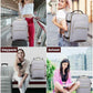 LOVEVOOK Travel Backpack for Women & Men 40L,Airline Approved Carry On Backpack Travel Essential,TSA Carry on Luggage,Personal Item Travel Bag,Suitcase with 3 Packing Cube,Light grey-Dark coffee color