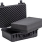 MEIJIA Portable All Weather Waterproof Camera Case with Customized Fit Foam,Fit Use of Drones,Camera,Equipments,Pistols,Elegant Black(18.3 ”x14.57”x8.66”)