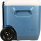 Coleman Xtreme 50qt Rolling Cooler with Wheels, Extra-Walled Insulation Keeps Ice up to 5 Days, Portable Wheeled Hard Chiller