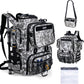 Goture Fishing Backpack, 900D Water-Resistant Tackle Backpack with Rod Holders, 58L Large Storage Gear Fishing Tackle Bag with Detachable Crossbody Bag,8 Lure Pockets,Bottle Holder for Camping Hiking