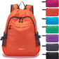 YZAOLL Small Lightweight Packable Hiking Backpack, 20L Hiking Backpack Day Pack for Women Men Travel Camping Vacation,Orange