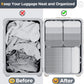 Veken 6/9/11 Set Compression Packing Cubes for Travel Essentials,Compressible Expandable Large Luggage Suitcase Organizer Bags for Clothing,Durable Space Saver Storage Bags(Black)