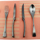 6-Piece Flatware Set,Extra Thick Heavy Duty - 18/10 Stainless Steel Cutlery Sets,High Matte Finish Black Flatware Sets Service for 1,Multipurpose Use for Home,Kitchen,Tableware Utensil Sets