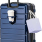 KYME Suitcases with Wheels Hardshell 26 Inch Luggage with TSA Lock Durable Medium Checked Travel Rolling Luggage with Cup Holder for Women Men Navy
