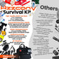 Emergency Survival Kit with First Aid Gears and Supplies - EDC Go Bugout Bag - Get Home Backpack for Camping Outdoor - Tactical Military Molle Pouch Grade - Gift for Man Woman