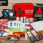 152 PCS Waterproof First Aid Kit, Portable Small Boat Dry Bag Bug Out Bags, Emergency Medical Kit Ideal for Boating, Camping, Fishing, Kayaking, Floating, Red