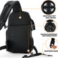 Camera Sling Bag for Photographers - Waterproof Single-Shoulder Camera Case with Adjustable Dividers, Rain Cover & Side Tripod Pocket