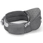 Sunveno Hip Baby Carrier with Seat,Ergonomic Baby Hip Carrier, Front-Facing Baby Holder, Anti-Slip Seat Surface, Wide and Adjustable Waistband, Multiple Pockets, Newborn to Toddler up to 45lbs, Grey