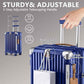 Joyway 20in Carry On Luggage with Cup Holder and USB Port, 25% Expandable Capacity, Smart Suitcase with Anti Slip Wheels and Handbag, Perfect for Men and Women 3 Piece Set Blue