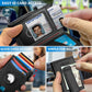 Airtag Wallet for Men,with Money Clip 10 Cards Metal Case Smart Slim Pop Up Credit Card Holder Flip with Magnetic Closure RFID Blocking wallet with Gift Box