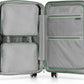 Traveler's Choice Pagosa Hardshell Expandable Luggage with Spinner Wheels, Green, 2-Piece Set (22/26)