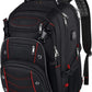 VECKUSON Large 18.4 Inch Laptop Backpack with USB Charger Port, TSA Friendly Flight Approved and RFID Anti-Theft Pocket, Red - Roamly