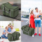 Infant Car Seat Travel Bag for Airplane Compatible with All Nuna Pipa Car Seat and Base,Chicco KeyFit 30 and Base, Padded Car Seat Bags for Air Travel,Car Seat Gate Check Bag with Side Pocket, Green