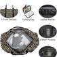 Women Duffle Weekender Travel Bag: Large Duffel Bags with Shoe Compartment Carry On Overnight Tote Bag with Wet Pocket Toiletry Bag Traveling Weekend Gym Yoga Hospital Bags for Womens Brown Leopard