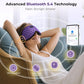 Sleep Mask Headphones with Bluetooth 5.4, LC-dolida Wireless Music Eye Mask for Sleeping Headphones Detachable 3D Eye Cups Cooling Breathable Bluetooth Eye Mask for Side Sleepers