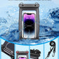 Large Waterproof Phone Pouch Universal Phone Waterproof Case for Phone IPX8 Water Proof Dry Bag with Wide Lanyard Large Capacity Waterproof Bag for Swimming Rafting