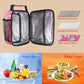 Hap Tim Lunch Box, Insulated Lunch Bags, Soft Mini Cooler Bag for Thermal Meal Tote Kit, Pink Unicorn Rainbow (18654-PKU)