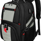 YOREPEK 18.4 Laptop Backpack, Large Backpacks with USB Charger Port, TSA Friendly Flight Approved Weekend Carry on Backpack with Luggage Strap for Men and Women, Grey - Roamly