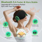 LC-dolida Bamboo Cotton Weighted Bluetooth Sleep Masks, 3D Weighted Sleep Masks with Bluetooth 5.4 Headphones, Total Blackout Bluetooth Sleep Mask for Women Men, Weight Eye Mask for Sleeping, Black