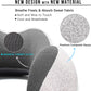 MLVOC Travel Pillow 100% Pure Memory Foam Neck Pillow, Comfortable & Breathable Cover, Machine Washable, Airplane Travel Kit with 3D Sleep Mask, Earplugs, and Luxury Bag,Standard (Grey)