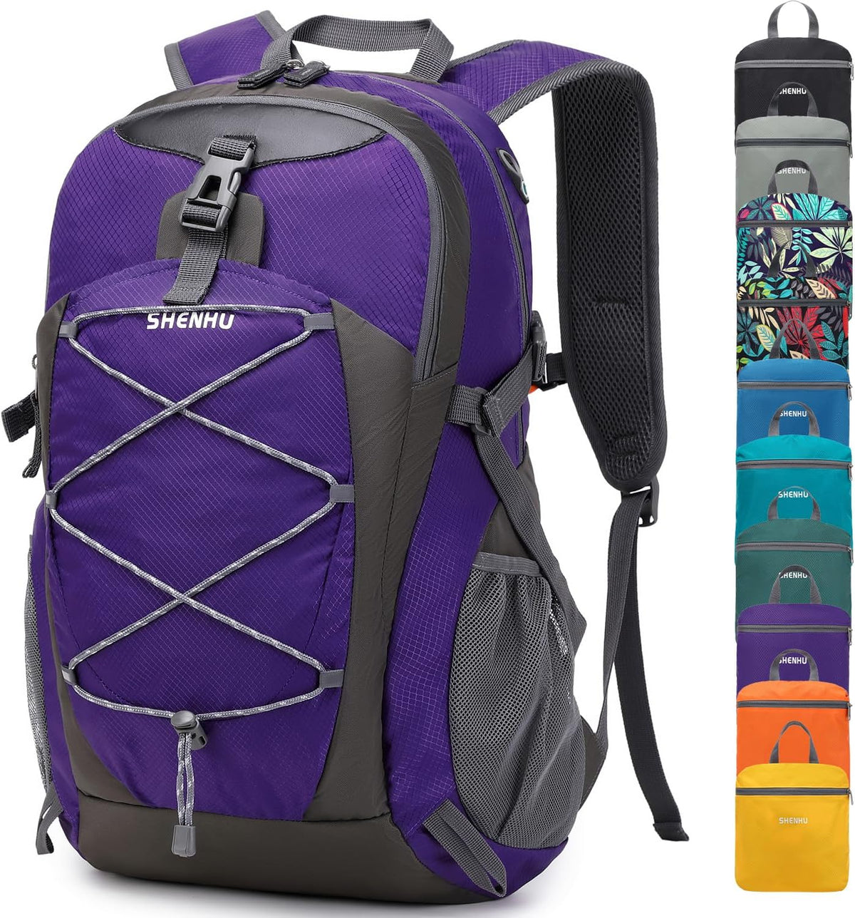40L Hiking Backpack Lightweight Daypack Waterproof Travel Camping Backpack for Men Women Sport Packable - Roamly