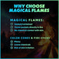 Magical Flames Fire Color Packets (Ultimate 25 Pack), Vibrant Multi-Color Fire for Fire Pits, Campfires, Bonfires & Fireplaces - Camping Essentials & Outdoor Party Accessories