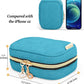 Teamoy Mini Jewelry Travel Case, Storage Organizer Bag for Earrings, Necklace, Rings, Teal