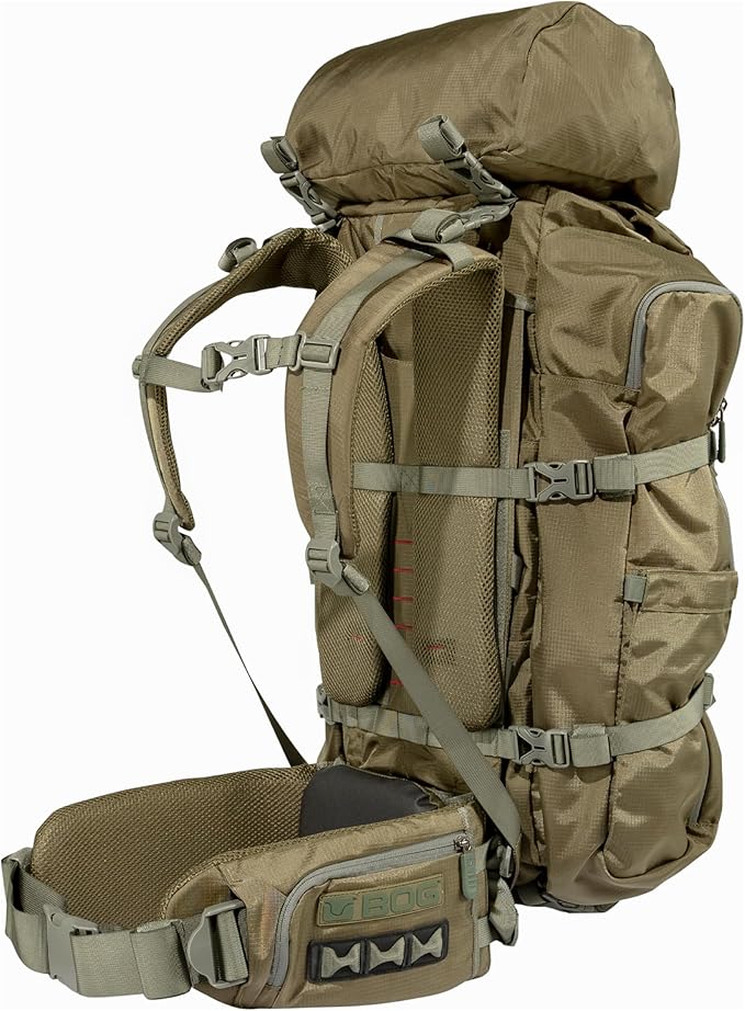 BOG Inception Backpack Frame and Helix Pack with Lightweight Design, YKK Zippers, Durable Build for Hunting, Backpacking