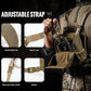 VISMIX Binocular Harness, Adjustable Binocular Harness Chest Pack with Rain Cover for Hunting Hiking Shooting