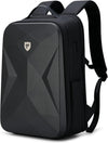 FENRUIEN 17 Inch Laptop Backpack for Men,Waterproof Anti Theft Computer Backpack with USB C Charging Port,Hardshell Gaming Laptop Bag,Black