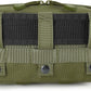 Tactical Molle Admin Pouch Utility Laser Cut EDC Tool Pouch Bag Horizontal Modular Pouches Include US Flag Patch and Keychain