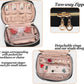Teamoy Mini Jewelry Travel Case, Storage Organizer Bag for Earrings, Necklace, Rings, Black