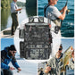 MATEIN Fishing Backpack with 4 Tackle Boxes, Fishing Bag with Rod Holder & Safety Compass & Cooler, Gifts for Fishermen
