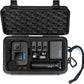 Lekufee Travel Waterproof Hard Case for Gopro Hero 13/12 / 11/10 / 9, Hero 4K, Media Mod, and other Accessories(Case & Bag Only)