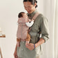 BabyBjörn Baby Carrier Mini, 3D Mesh, Dusty Pink | Newborn Carrier (7-25 lbs), Ergonomic, Easy-to-Use