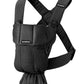 BabyBjörn Baby Carrier Mini, Black, 3D Mesh | Newborn Carrier (7-25 lbs), Ergonomic, Easy-to-Use