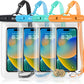 Waterproof Phone Pouch Bag - 8.5in Water Proof Cell Phone Case for Beach Travel Must Haves, Waterproof Phone Holder with Lanyard for iPhone 16 15 Pro Max Galaxy S24 Ultra Pixel 8 Pro,Cruise Essentials