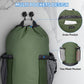 BALEINE 120L Laundry Bag Backpack, 900D Oxford Fabric Large Travel Laundry Bags with Shoulder Straps and 2 Mesh Pockets for College Dorm, Apartment, Laundromat (Green, 120L)