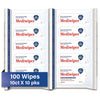 Mediwiper 10 Count Alcohol-Free Sanitizing Wipes Disinfecting Large Unscented Wet Wipes Bulk, Hand Sanitizer (10 Wipes, 100 Wipes (10 * 10))