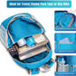 ZOMAKE Ultra Lightweight Hiking Backpack 20L, Packable Small Backpacks Water Resistant Daypack for Women Men(Light Blue)
