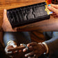 MR.OKAY 3 Watch Travel Case-Classic Leather Watch Case With Superb Texture. (Portable Watch Roll Or Organizer For Storage And Display).Festival Gift For Men, All Handcrafted By Artisans.