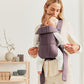 BabyBjörn Baby Carrier Mini, Cotton, Dark Purple | Newborn Carrier (7-25 lbs), Ergonomic, Easy-to-Use