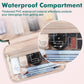 Wedama Toiletry Bag for Women, Medium Cosmetic Travel Bag, Hanging Toiletry Bag for Bathroom, Thickened PVC Waterproof Makeup Bag, Toiletries Bag for Travel Trips and Camping, Turquoise Green - Roamly