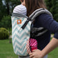 Baby Tula Infant Insert for Standard Baby Carrier, Newborn Support Cushion for 7 to 15 Pounds, Ergonomic Positioning and Head Support for Front Carry Only, Compatible Accessory - Gray