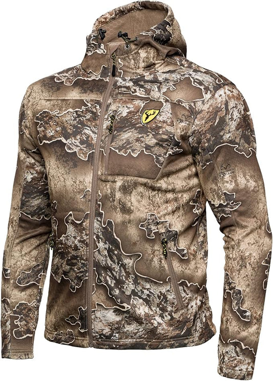 SCENTBLOCKER Shield Series Silentec Midweight Jacket, Camo Hunting Clothes for Men