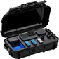 Evergreen ToughBox - Protective Case for GoPro | Compatible with GoPro Hero 9, 10, 11, 12 | Waterproof, Shockproof, Dustproof | Pre-Cut Battery Insert, Max Lens Mod, Bonus SD Card Holder (Black)