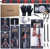 Goture Fishing Tool Kit,Fishing Pliers,Fillet Knife with Sheath,Fish Lip Gripper,Fish Hook Remover,Lanyard,Line Scissors,Sharpener,Stainless Steel Soap,Saltwater Gear Kit,Red/Pink,Gifts for Men/Women