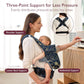 Momcozy Baby Carrier - Ergonomic, Cozy and Lightweight Carrier for 3-24 Months, Effortless to Put On, Ideal for Hands-Free Parenting, Enhanced Lumbar Support, Starry Night