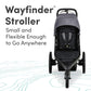 BOB Gear Wayfinder Jogging Stroller with Independent Dual Suspension, Air-Filled Tires, and 75-Pound Weight Capacity, Storm